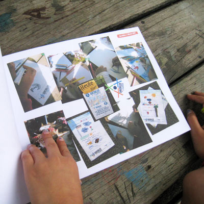 Dokumentation I . Durchblick . das kunterbunte Zaunprojekt auf dem Gr&auml;selberg 2013/2014 